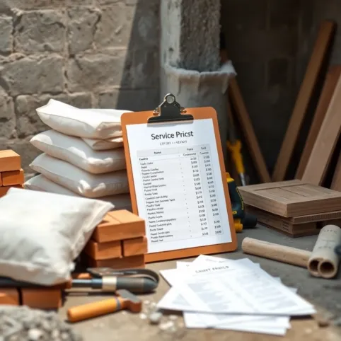 Cennik usług budowlanych Radom