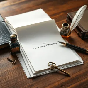 Pismo do konserwatora zabytków o remont